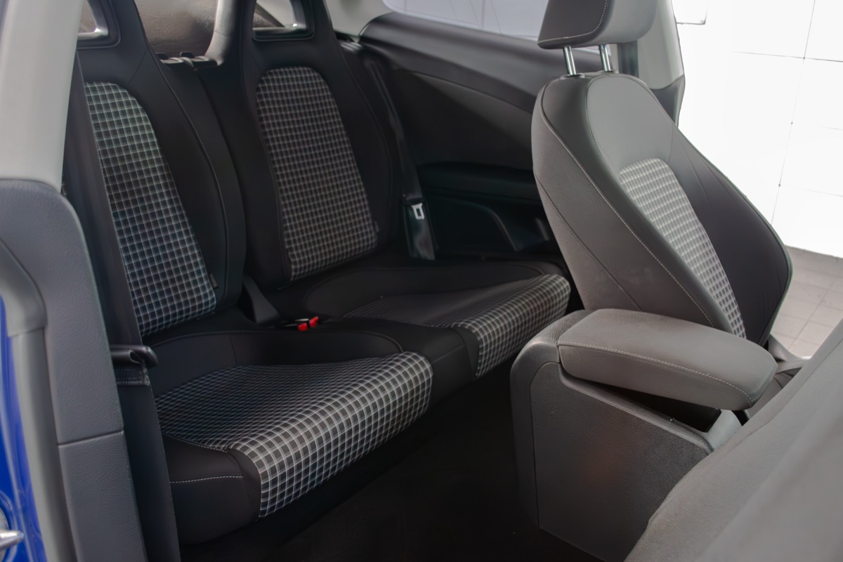 Po mytí - zadní interiér