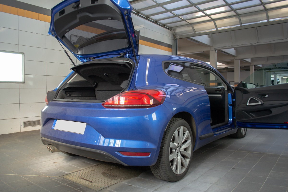 Před mytím - pravý bok